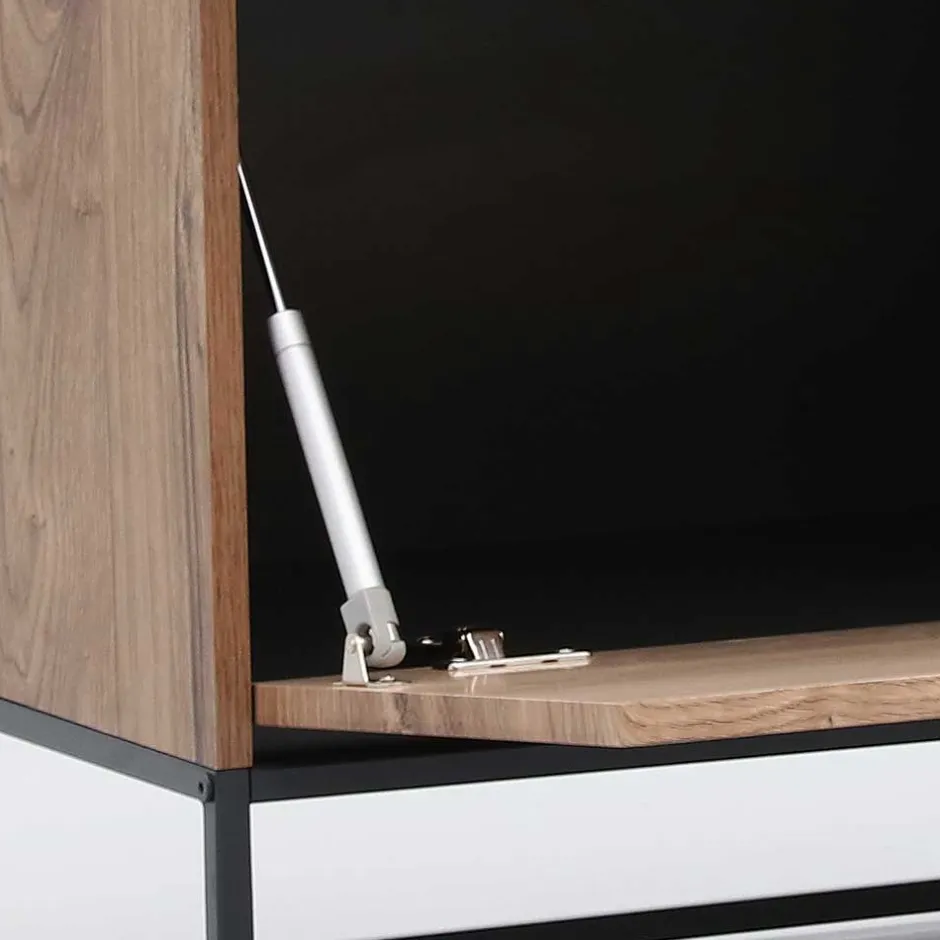 Wohnen 175x75x48 cm Wohnzimmer Sideboard in Holzoptik - Xindus