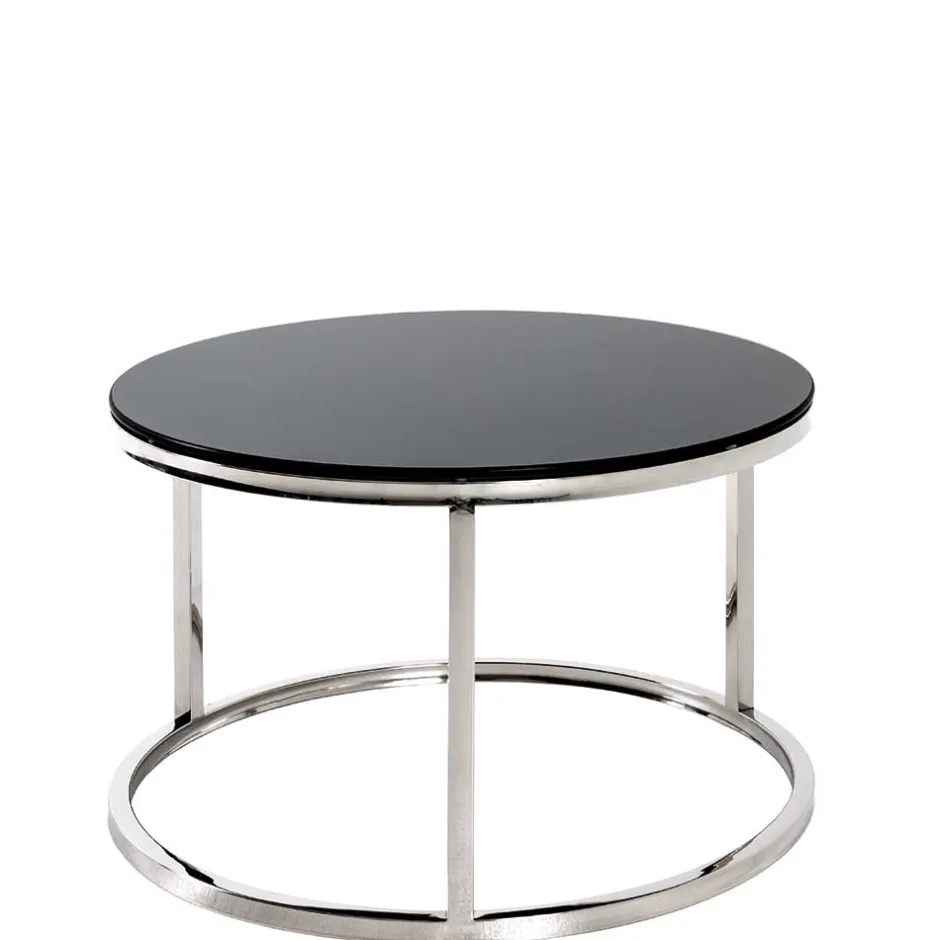 60x36x60 Couchtisch aus Schwarzglas - Zyaman^Wohnen Best