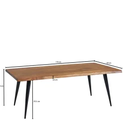 110x40x60 Couchtisch aus Sheesham Massivholz - Placer^Wohnen Clearance