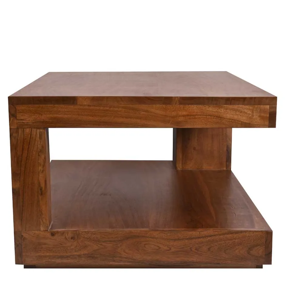 Wohnen 90x40x60 Design Couchtisch aus massivem Holz - Macherie