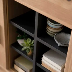 104x123x37 Design Highboard aus Holz & MDF - Assela^Wohnen Discount