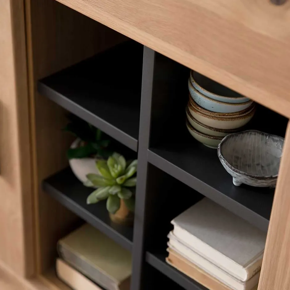 104x123x37 Design Highboard aus Holz & MDF - Assela^Wohnen Discount