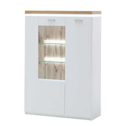 Wohnen 98x143x38 Design Highboard mit Beleuchtung LED - Caldri
