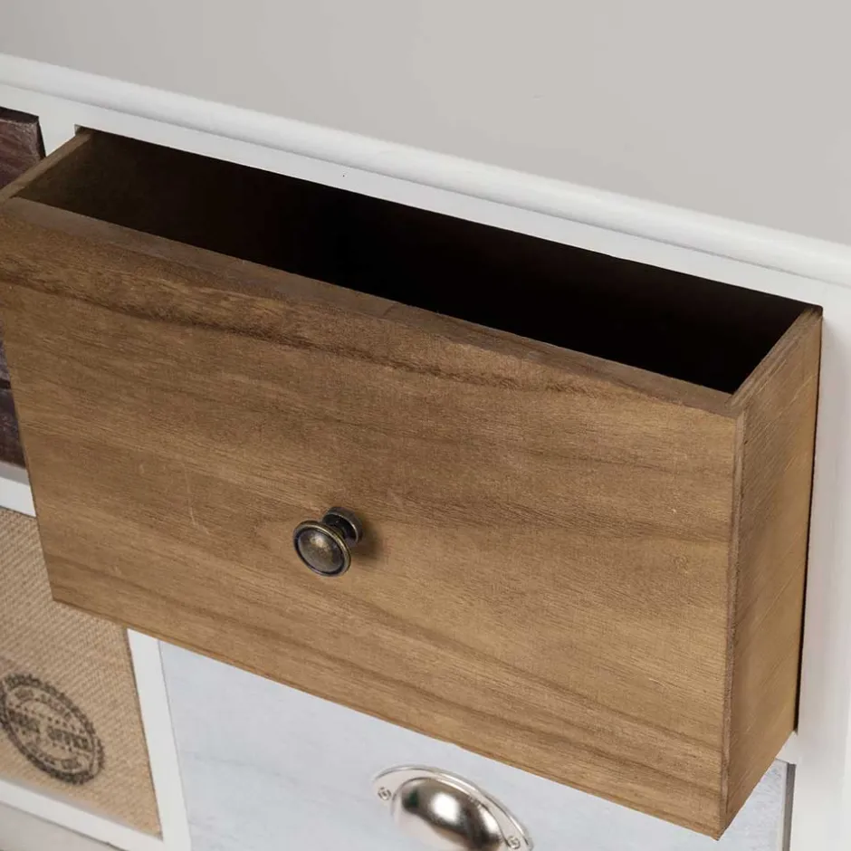 Wohnen 70x72x30 Design Kommode mit sechs Schubladen - Amare