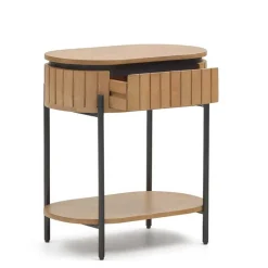 Wohnen 55x65x35 Design Nachtkommode oval - Ilvenda