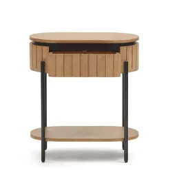 Wohnen 55x65x35 Design Nachtkommode oval - Ilvenda