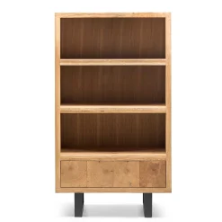 Wohnen 90x160x45 Design Regal aus Asteiche - Ventida