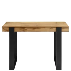 110x76x50 Design Schreibtisch in Eiche & Schwarz - Flossi^Wohnen