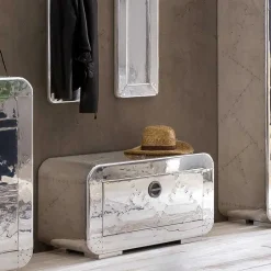 Wohnen 85x45x40 Design Schuhschrank mit Klappe - Pilot