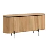 Wohnen 170x81x50 Design Sideboard in ovaler Form - Ilvenda