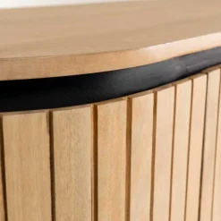 Wohnen 170x81x50 Design Sideboard in ovaler Form - Ilvenda