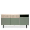 Wohnen 180x84x45 Design Sideboard zweifarbig - Ajevos