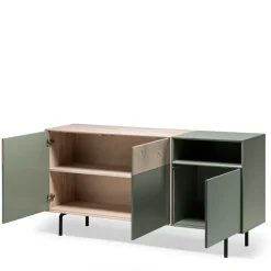 Wohnen 180x84x45 Design Sideboard zweifarbig - Ajevos