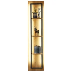 Wohnen 30x130x18 Design Wandregal mit drei Böden - Elprisca