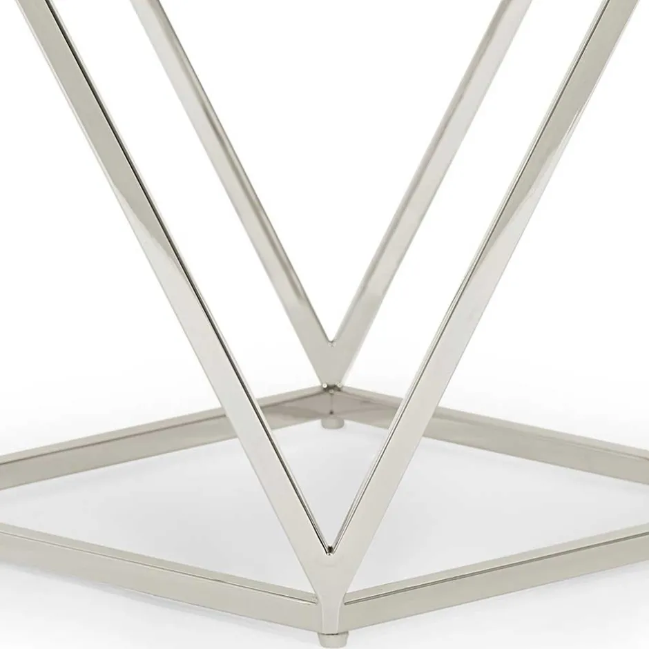 51x56x51 Designer Beistelltisch aus Rauchglas - Lova^Wohnen Discount