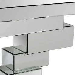Wohnen 119x80x33 Designer Konsolentisch im Spiegel Look - Odalfro