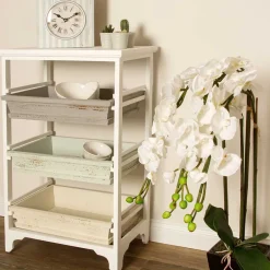 54x86x32 Designer Regal aus Kiefer im Shabby Chic - Caprera^Wohnen