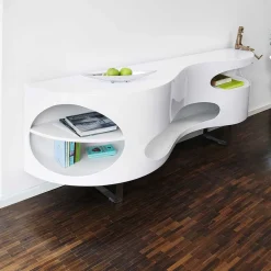 200x60x50 Designer Sideboard mit vier Fächern - Scarula^Wohnen Discount