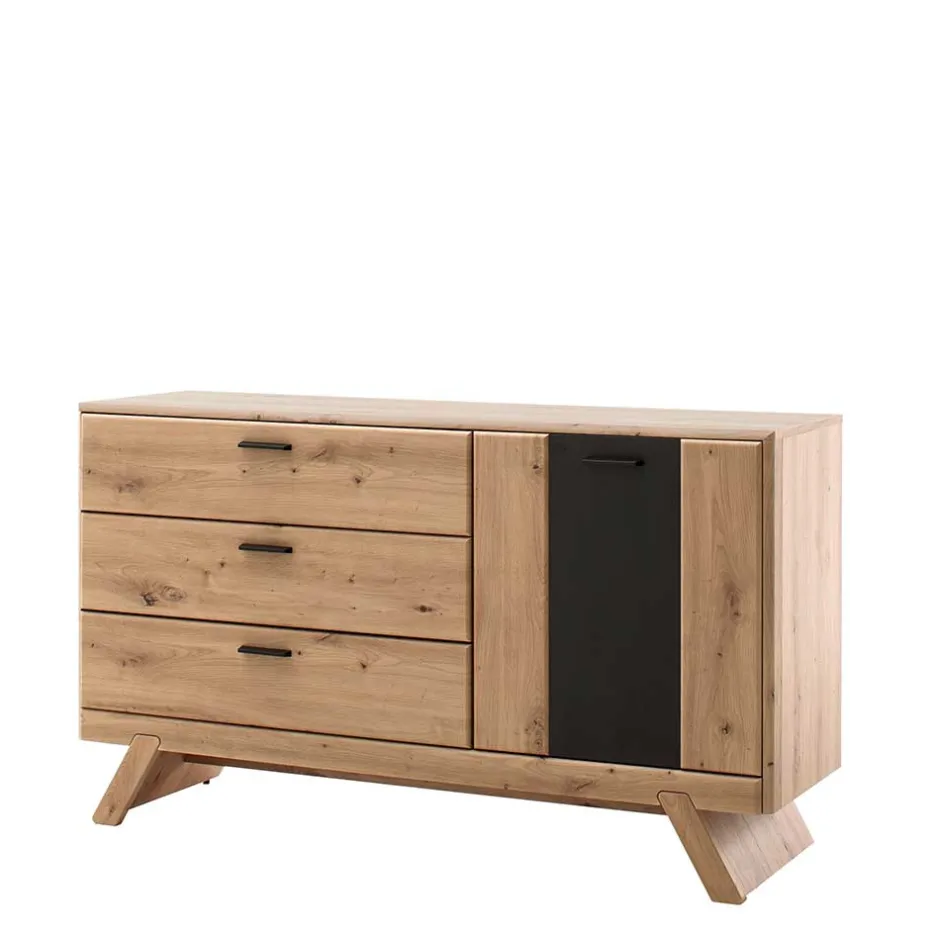Wohnen 144x84x44 Designer Sideboard zweifarbig - Larinca