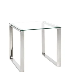 55x55x55 Designtisch mit Glasplatte - Tonico^Wohnen Online