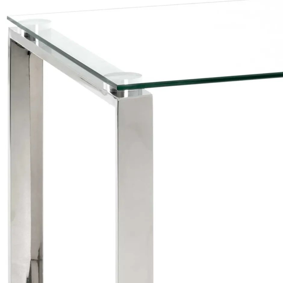 55x55x55 Designtisch mit Glasplatte - Tonico^Wohnen Online