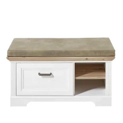 93x49x41 Dielenbank mit Stauraum - Nurelcas^Wohnen Discount