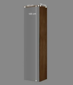 40x165x35 Dielenschrank für die Wandmontage - Sotunes^Wohnen Hot