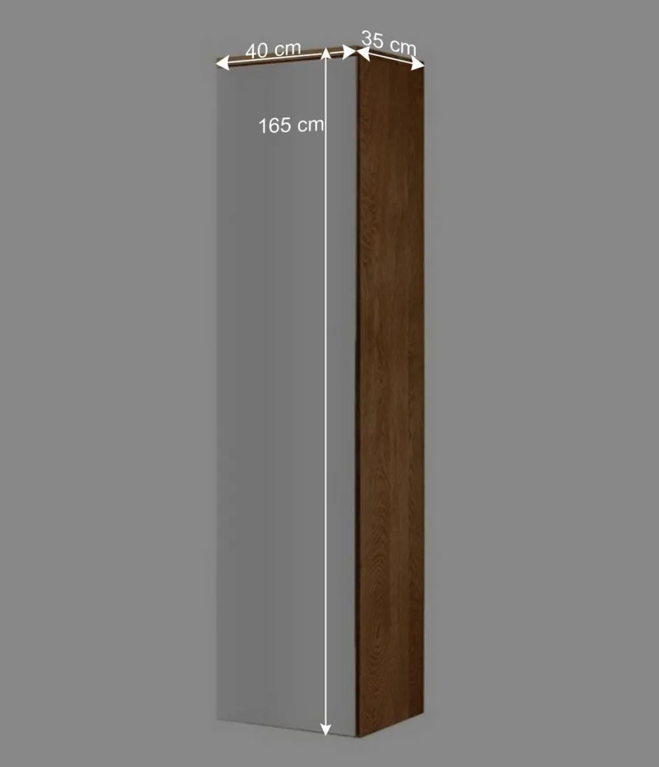 40x165x35 Dielenschrank für die Wandmontage - Sotunes^Wohnen Hot