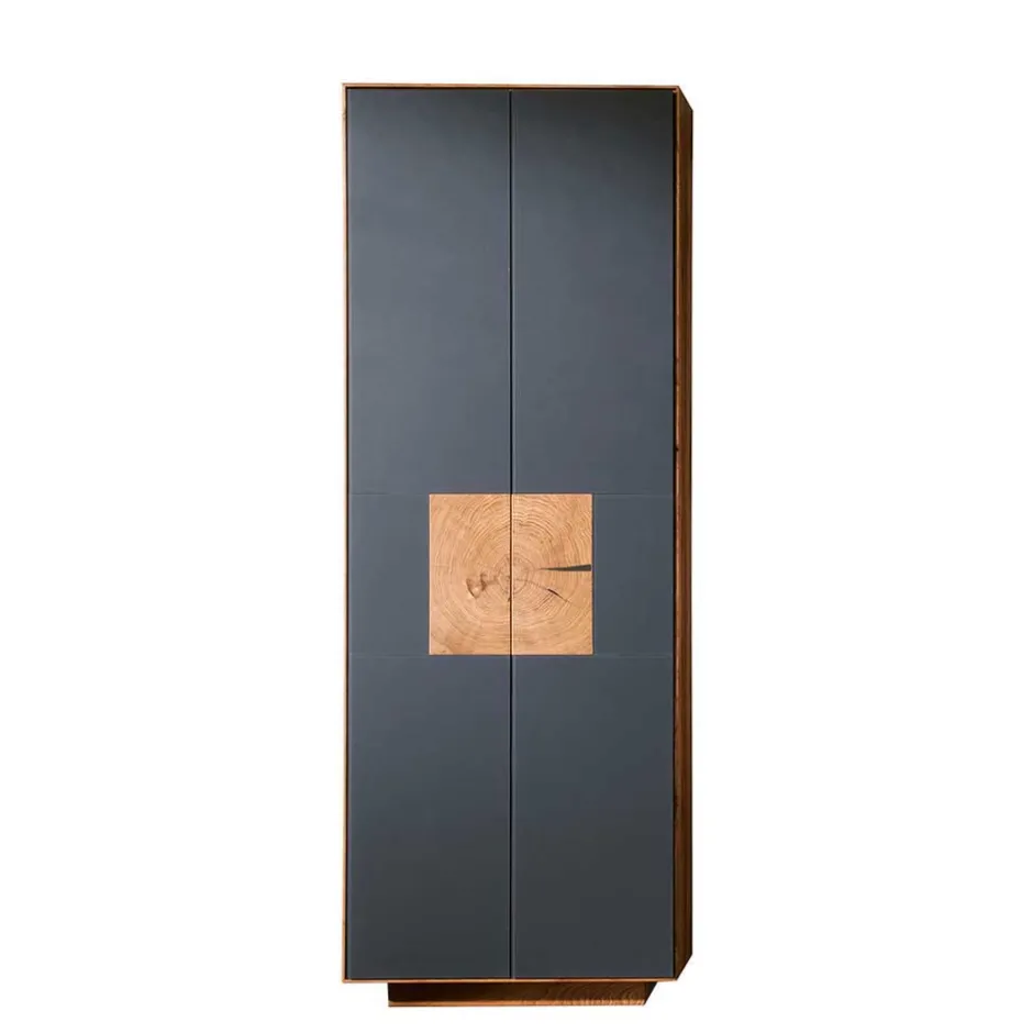 72x198x37 Dielenschrank in Anthrazit - Mandrey^Wohnen Hot