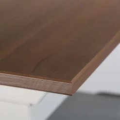 Wohnen 110x45x37 Esszimmerbank in Weiß & Braun - Vatina