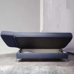 182x79x86 Federkern Schlafsofa in Blau - Curtici^Wohnen New