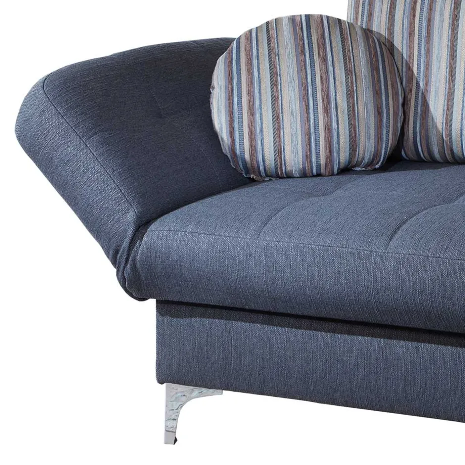 182x79x86 Federkern Schlafsofa in Blau - Curtici^Wohnen New