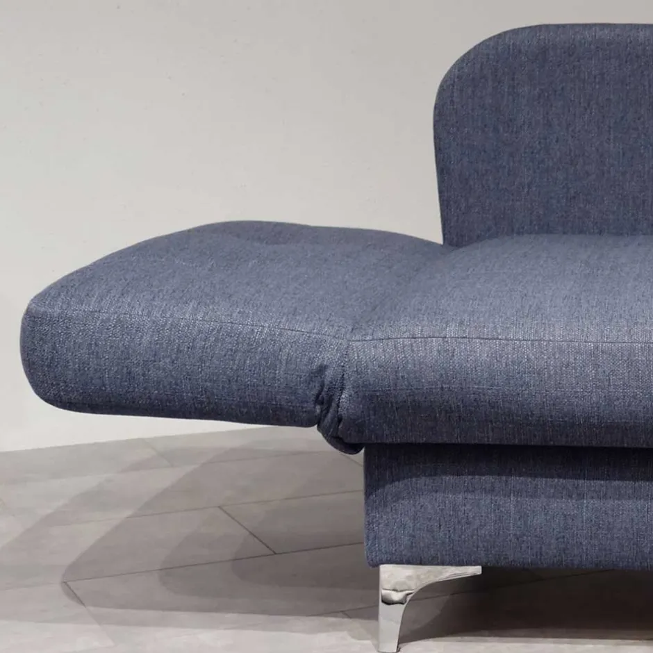 182x79x86 Federkern Schlafsofa in Blau - Curtici^Wohnen New