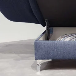 182x79x86 Federkern Schlafsofa in Blau - Curtici^Wohnen New