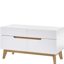 Wohnen 97x53x40 Flur Lowboard mit vier Schubladen - Perdon