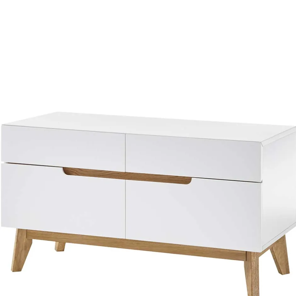 Wohnen 97x53x40 Flur Lowboard mit vier Schubladen - Perdon