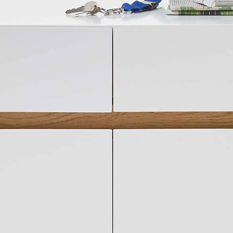 Wohnen 97x53x40 Flur Lowboard mit vier Schubladen - Perdon