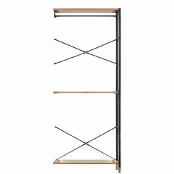 Wohnen 253x210x30 Garderobe - offener Kleiderschrank - Borgetto