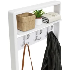 60x192x12 Garderobe aus Massivholz in Weiß - Oranias^Wohnen Best