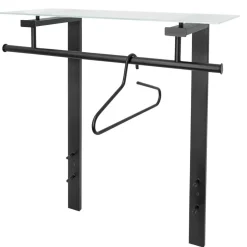 80x90x33 Garderobe mit Glas Hutboden - Justina^Wohnen