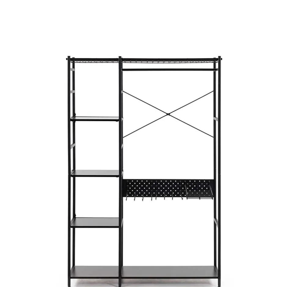 120x182x45 Garderoben Regal mit Stange - Nalisha^Wohnen Outlet