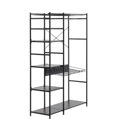 120x182x45 Garderoben Regal mit Stange - Nalisha^Wohnen Outlet