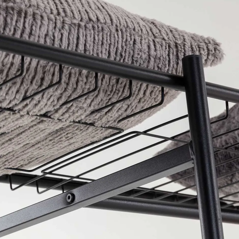 120x182x45 Garderoben Regal mit Stange - Nalisha^Wohnen Outlet