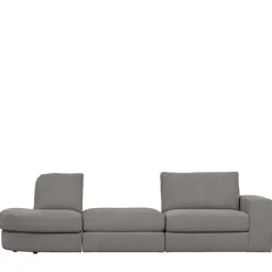 Wohnen 98x44x90 Gepolsterter Hocker in Grau - Luosa