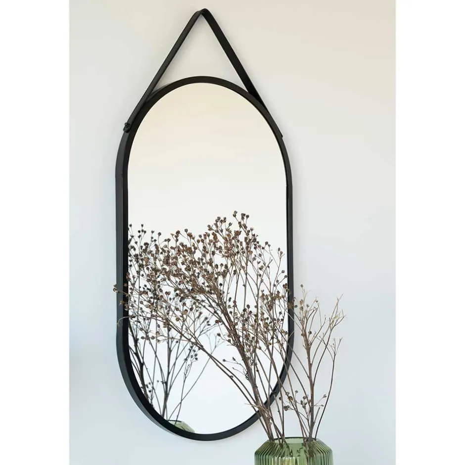 Wohnen 35x60x2 Glasspiegel in ovaler Form - Spiaggo