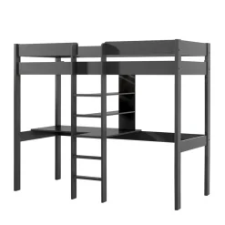 105x175x208 Graues Hochbett mit Schreibtisch - Wevera^Wohnen Best