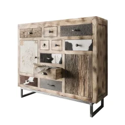 115x103x36 Große Kommode aus Recyclingholz - Calcalero^Wohnen