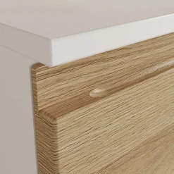 Wohnen 60x97x34 Highboard fürs Bad zweifarbig - Aspariavo