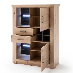 Wohnen 110x146x45 Highboard mit offenen Fächern - Wykina