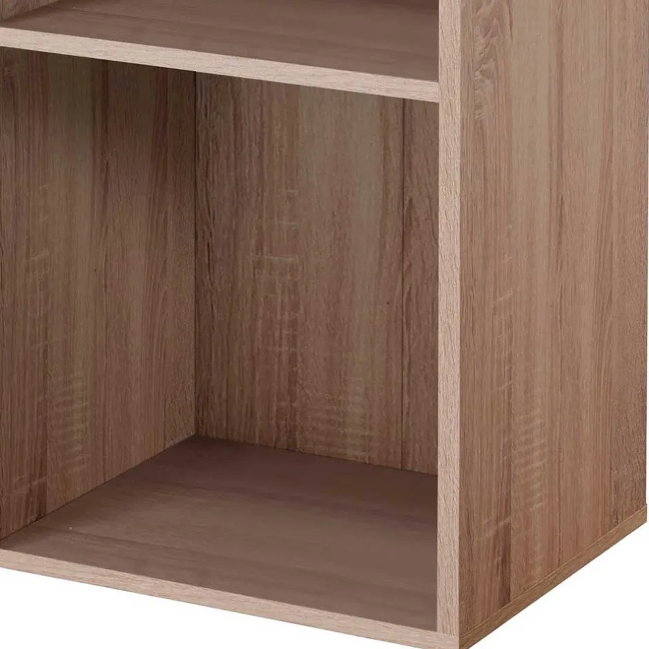 Wohnen 43x85x35 Hängeregal in Sonoma-Eiche - Imilia